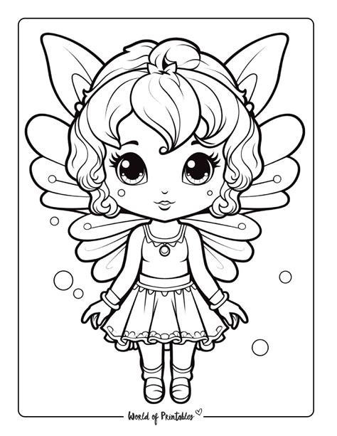 Fairy Coloring Printables