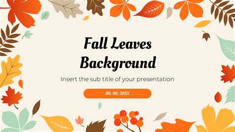 Fall Google Slides Template