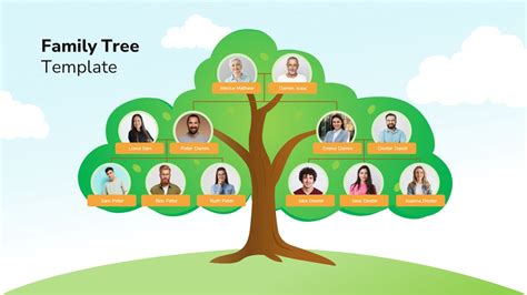 Family Tree Slides Template