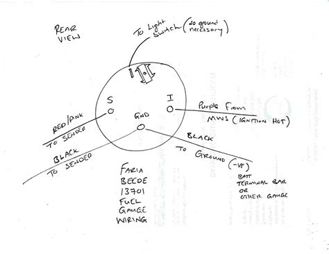 Faria Fuel Gauge Wiring Diagram