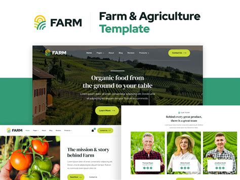 Farm Website Templates