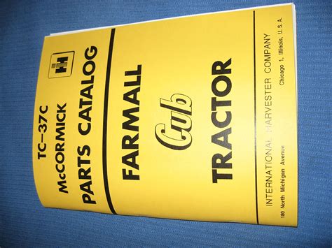 Farmall A Parts Catalog