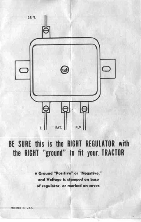 Farmall Cub Voltage Regulator Wiring Diagram