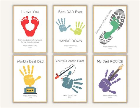 Fathers Day Handprint Printable