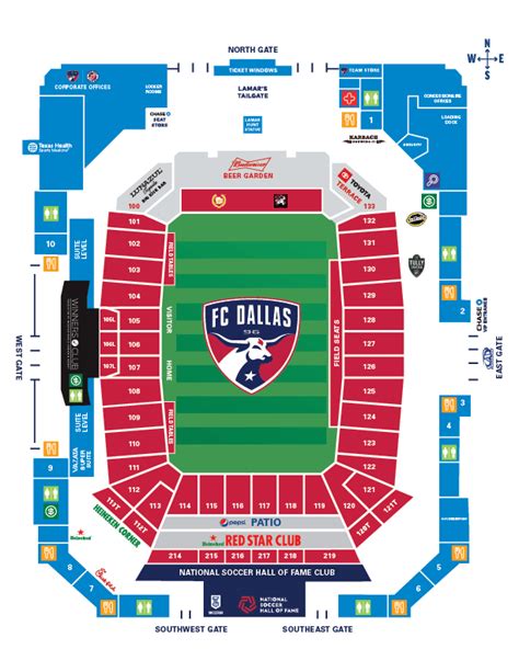 Fc Dallas Seating Chart