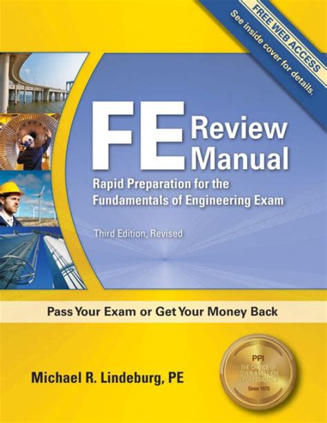 Fe Review Manual 3rd Edition By Michael Lindeburg