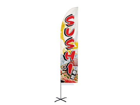 Feather Flags Sushi Template