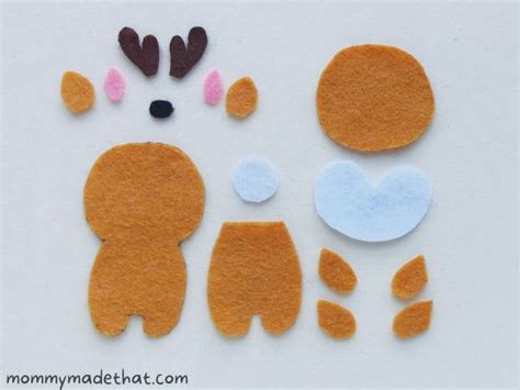 Felt Reindeer Template