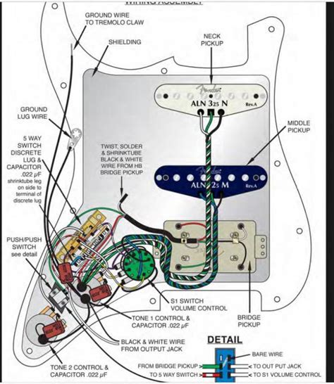 Fender American Deluxe Stratocaster S1 Wiring Diagram