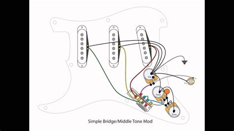 Fender Stratocaster Bridge Tone Control Wiring Diagram