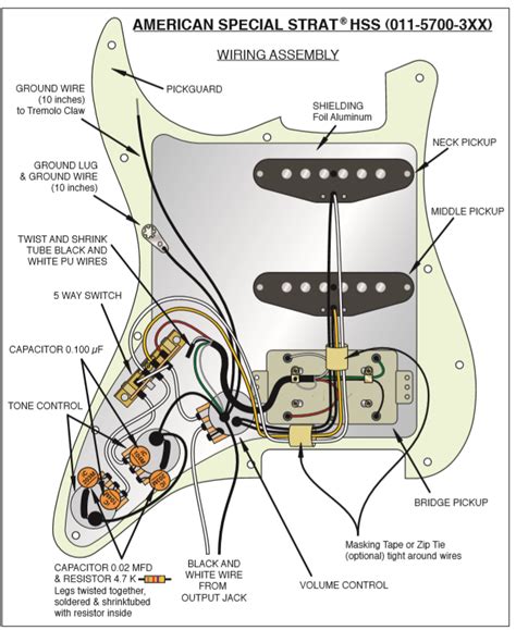 Fender Stratocaster Plus Deluxe Hss Wiring Diagram