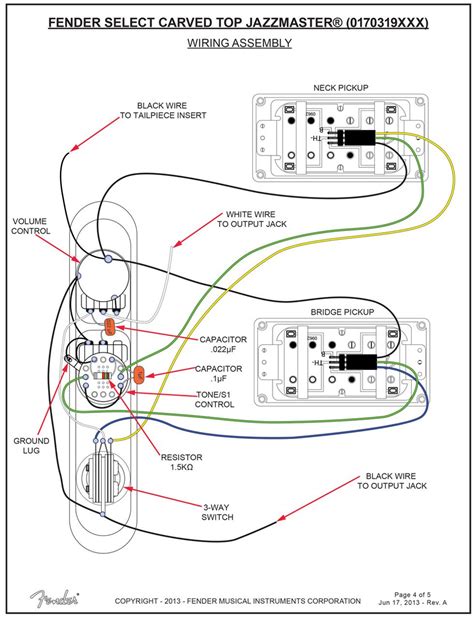 Fender Wide Range Humbucker Wiring Diagram