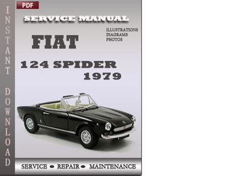 Fiat 124 Spider 1979 Factory Service Repair Manual