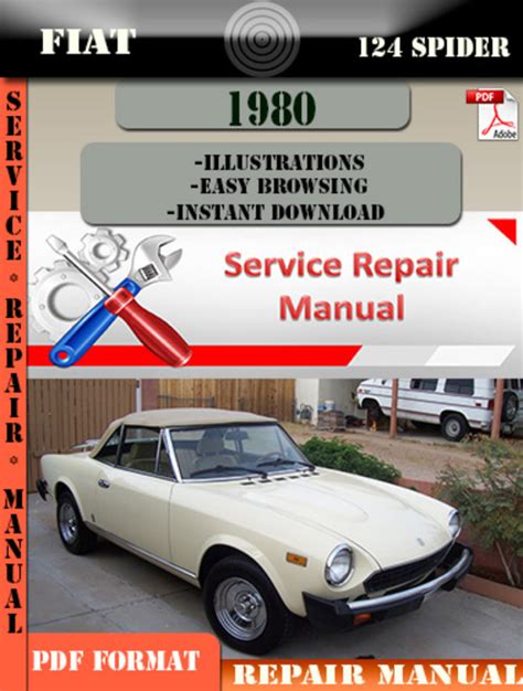 Fiat 124 Spider 1980 Factory Service Repair Manual