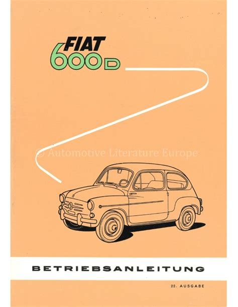 Fiat 600 1963 1973 Service Repair Manual