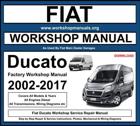 Fiat Ducato Service En Repair Manual 2002 2006 Free