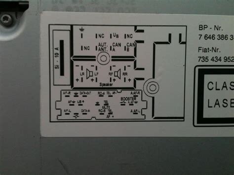 Fiat Panda Radio Wiring Diagram