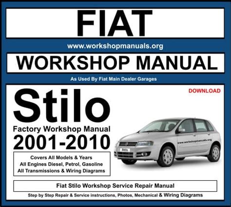 Fiat Stilo Service Repair Manual Download