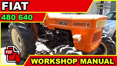 Fiat Trattori 480 480dt 500 500dt 540 540dt 640 640dt Special Tractor Workshop Service Repair Manual 1 Download