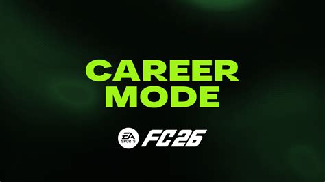 Fifa 26 Career Mode