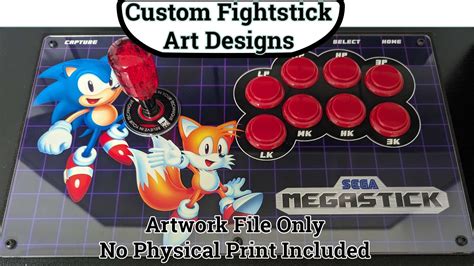 Fightstick Art Templates