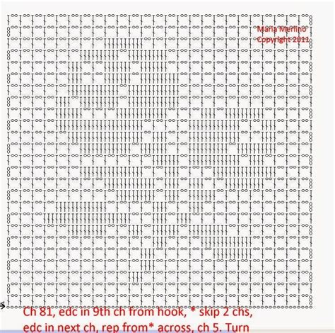 Filet Crochet Chart