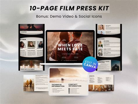 Film Press Kit Template