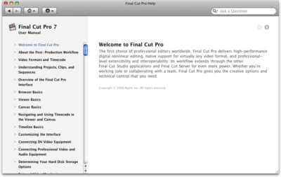 Final Cut Studio 3 User Manual Torrent