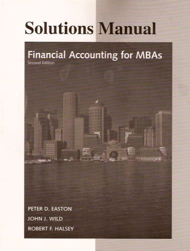 Financial Accounting For Mbas Solution Manual