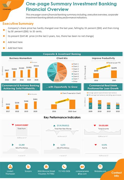 Financial Overview Template