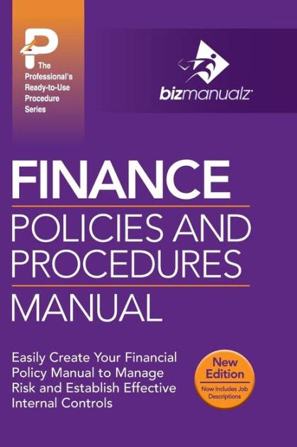 Financial Policies And Procedures Manual