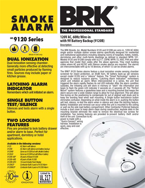 First Alert Smoke Alarm Owners Manual