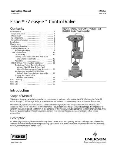 Fisher Control Valve Catalogue