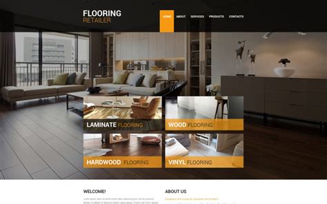 Flooring Website Template