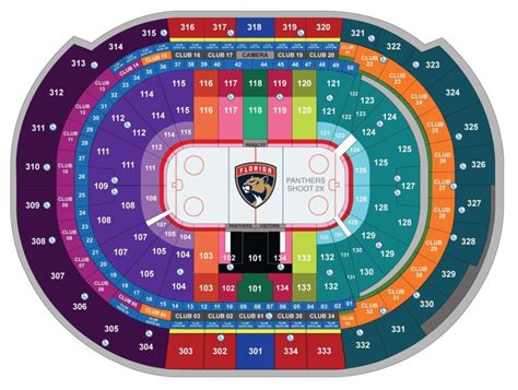 Florida Panthers Seating Chart With Seat Numbers