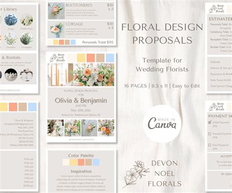 Florist Proposal Template