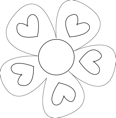 Flower Blank Template