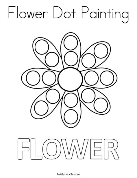 Flower Dot Art Printables