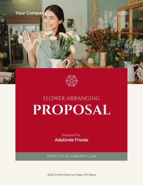 Flower Proposal Template