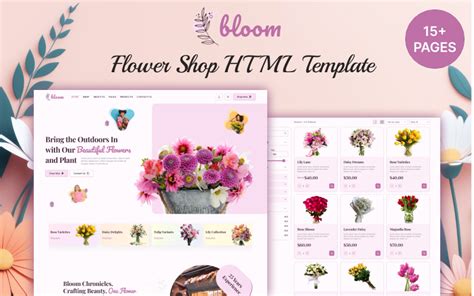 Flower Shop Website Templates Free Download