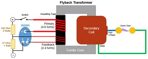 Flyback Transformer Wiring Diagram