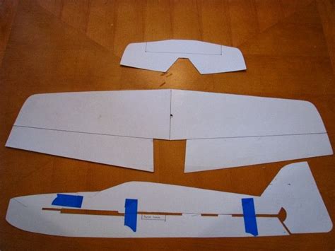 Foam Board Plane Templates