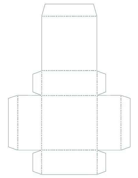 Foldable Paper Box Template