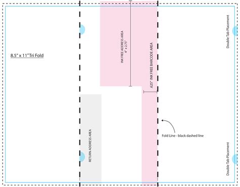 Folded Self Mailer Template