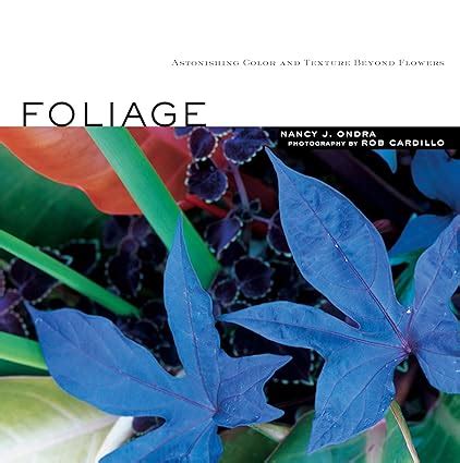 Foliage Cardillo Rob Ondra Nancy J Epubpdf - 