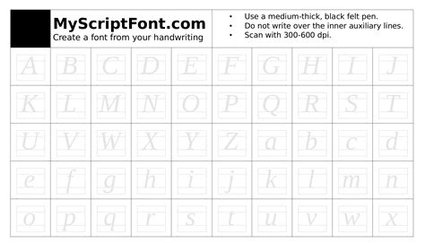 Font Creator Template