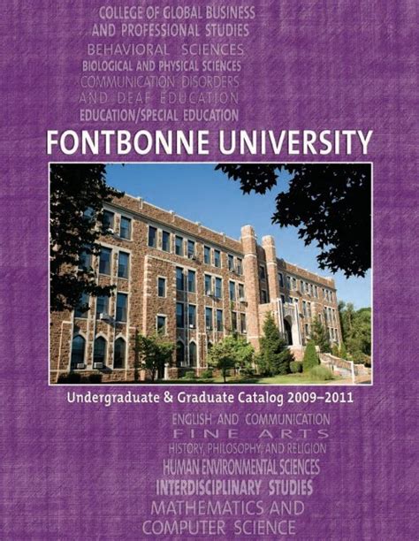 Fontbonne Course Catalog