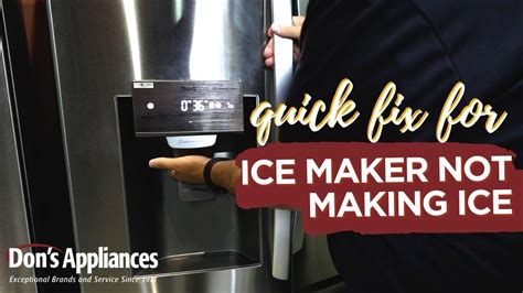 Fooing Ice Maker Not Making Ice: An Emotional Journey