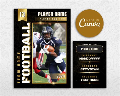 Football Card Template