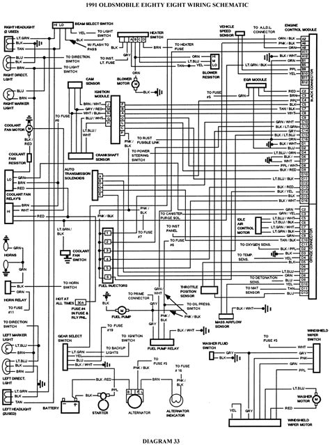 For A 1994 Oldsmobile Wiring Diagrams